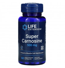 Life Extension, Super Carnosine, 500 mg, 60 Vegetarian Capsules