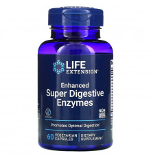 Life Extension, Enhanced Super Digestive Enzymes, 60 Veggie Caps