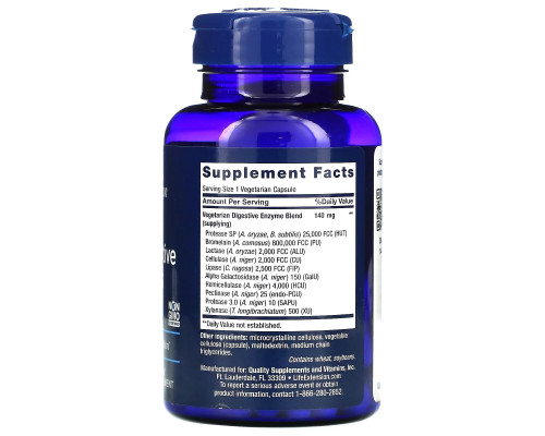 Life Extension, Enhanced Super Digestive Enzymes, 60 Veggie Caps Life Extension, Enhanced Super Digestive Enzymes, 60 Veggie Caps