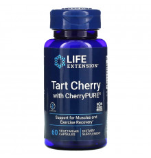 Life Extension, Экстракт Черной Вишни с CherryPure, 60 Вегетарианских Капсул