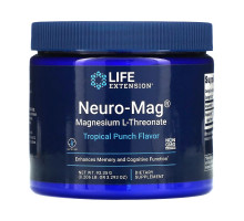 Life Extension, Neuro-Mag, Magnesium L-Threonate, Tropical Punch Flavor, 0.206 lb (93.35 g)