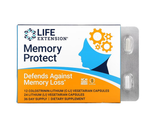 Life Extension, Защита памяти, 36 капсул Life Extension, Защита памяти, 36 капсул