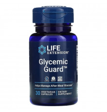 Life Extension, Гликемическая защита, 30 вегетарианских капсул