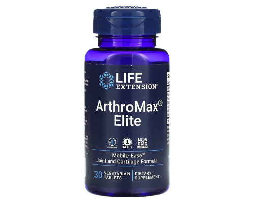 Life Extension, ArthroMax Elite, 30 вегетарианских таблеток Life Extension, ArthroMax Elite, 30 вегетарианских таблеток