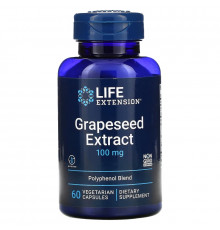Life Extension, Grapeseed Extract, 100 mg, 60 Vegetarian Capsules