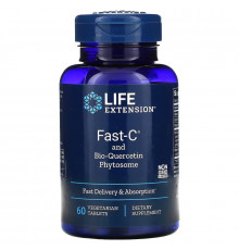 Life Extension, Fast-C and Bio-Quercetin Phytosome, 60 Vegetarian Tablets