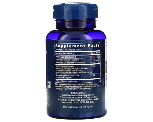 Life Extension, Fast-C and Bio-Quercetin Phytosome, 60 Vegetarian Tablets Life Extension, Fast-C and Bio-Quercetin Phytosome, 60 Vegetarian Tablets
