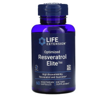Life Extension, Оптимизированный ресвератрол, 60 вегетарианских капсул