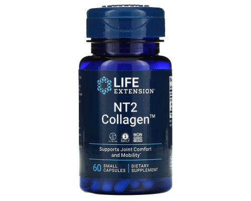 Life Extension, NT2 Collagen, 40 mg, 60 Small Capsules Life Extension, NT2 Collagen, 40 mg, 60 Small Capsules