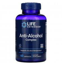 Life Extension, Anti-Alcohol, HepatoProtection Complex, 60 Vegetarian Capsules