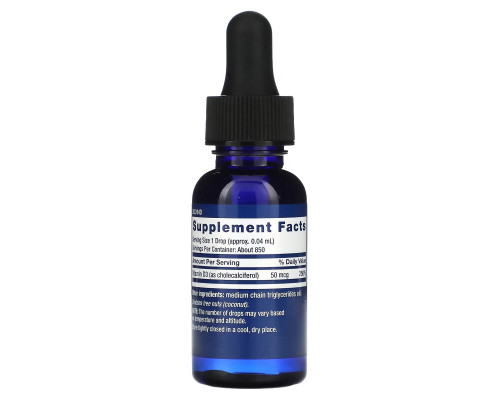 Life Extension, Liquid Vitamin D3, 2000 IU, 1 fl oz (29.57 ml) Life Extension, Liquid Vitamin D3, 2000 IU, 1 fl oz (29.57 ml)