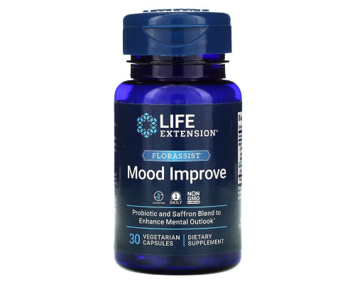 Life Extension, Florassist, Mood Improve, 30 Capsules Life Extension, Florassist, Mood Improve, 30 Capsules