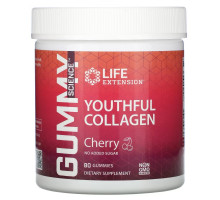 Life Extension, Youthful Collagen, Cherry, 80 Gummies