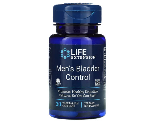 Life Extension, Для мужчин, контролирующих мочевой пузырь, 30 вегетарианских капсул Life Extension, Для мужчин, контролирующих мочевой пузырь, 30 вегетарианских капсул