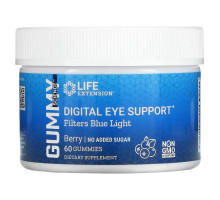 Life Extension, Digital Eye Support, Filters Blue Light, Berry, 60 Gummies