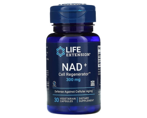 Life Extension, NAD+ Cell Regenerator, NIAGEN Nicotinamide Riboside, 300 mg, 30 Vegetarian Capsules Life Extension, NAD+ Cell Regenerator, NIAGEN Nicotinamide Riboside, 300 mg, 30 Vegetarian Capsules