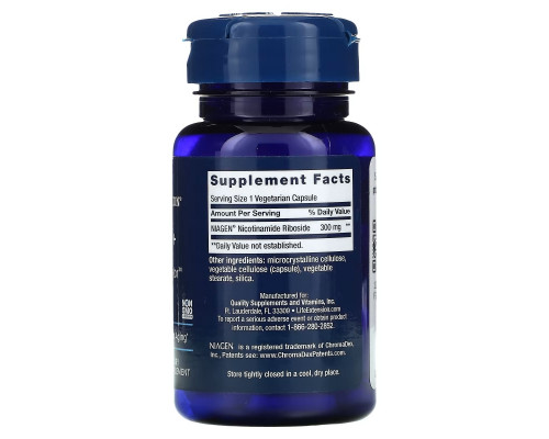 Life Extension, NAD+ Cell Regenerator, NIAGEN Nicotinamide Riboside, 300 mg, 30 Vegetarian Capsules Life Extension, NAD+ Cell Regenerator, NIAGEN Nicotinamide Riboside, 300 mg, 30 Vegetarian Capsules