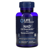 Life Extension, NAD+ Cell Regenerator and Resveratrol Elite, 30 Vegetarian Capsules