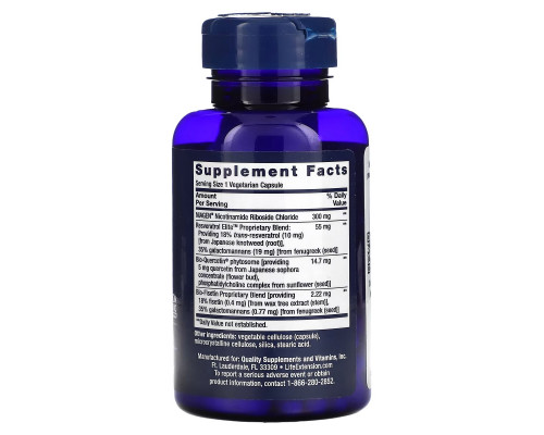 Life Extension, NAD+ Cell Regenerator and Resveratrol Elite, 30 Vegetarian Capsules Life Extension, NAD+ Cell Regenerator and Resveratrol Elite, 30 Vegetarian Capsules