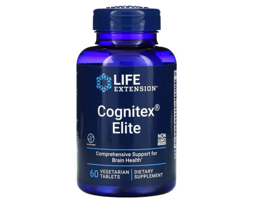 Life Extension, Cognitex Elite, 60 Vegetarian Tablets Life Extension, Cognitex Elite, 60 Vegetarian Tablets