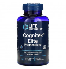 Life Extension, Cognitex Elite Pregnenolone, 60 Vegetarian Tablets