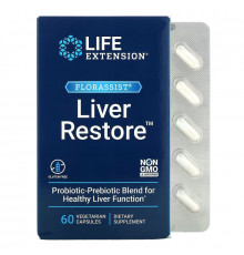 Life Extension, FLORASSIST Liver Restore, 60 Capsules