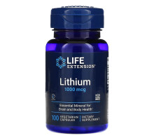 Life Extension, Lithium, 1,000 mcg, 100 Vegetarian Capsules