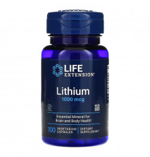 Life Extension, Lithium, 1,000 mcg, 100 Vegetarian Capsules