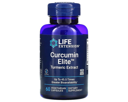 Life Extension, Curcumin Elite Turmeric Extract, 60 Vegetarian Capsules Life Extension, Curcumin Elite Turmeric Extract, 60 Vegetarian Capsules