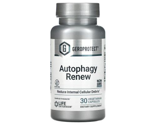 Life Extension, GeroProtect, Autophagy Renew, 30 вегетарианских капсул Life Extension, GeroProtect, Autophagy Renew, 30 вегетарианских капсул