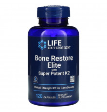 Life Extension, Bone Restore Elite, With Super Potent K2, 120 Capsules