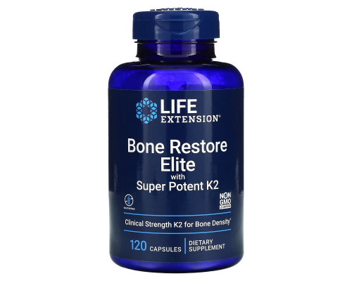 Life Extension, Bone Restore Elite, With Super Potent K2, 120 Capsules Life Extension, Bone Restore Elite, With Super Potent K2, 120 Capsules