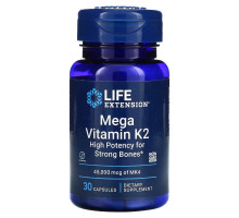 Life Extension, Mega Vitamin K2, 30 Capsules