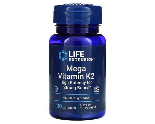 Life Extension, Mega Vitamin K2, 30 Capsules Life Extension, Mega Vitamin K2, 30 Capsules