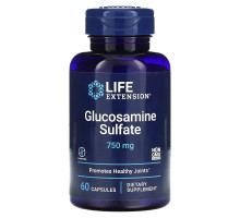 Life Extension, Сульфат глюкозамина, 750 мг, 60 капсул