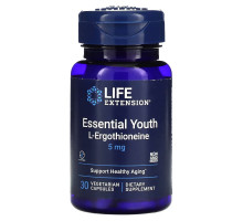 Life Extension, Essential Youth L-Ergothioneine, 5 mg, 30 Vegetarian Capsules