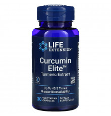 Life Extension, Curcumin Elite, Turmeric Extract, 30 Vegetarian Capsules