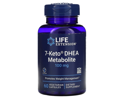 Life Extension, 7-Keto-DHEA-Metabolit, 100 mg, 60 vegetarische Kapseln Life Extension, 7-Keto-DHEA-Metabolit, 100 mg, 60 vegetarische Kapseln