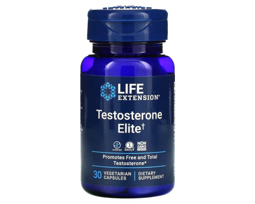 Life Extension, Testosterone Elite, 30 Vegetarian Capsules Life Extension, Testosterone Elite, 30 Vegetarian Capsules