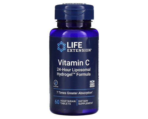 Life Extension, Vitamin C, 60 Vegetarian Tablets Life Extension, Vitamin C, 60 Vegetarian Tablets