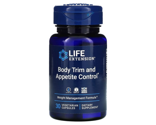 Life Extension, Body Trim and Appetite Control, 30 Vegetarian Capsules Life Extension, Body Trim and Appetite Control, 30 Vegetarian Capsules