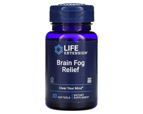 Life Extension, Brain Fog Relief, 30 Softgels Life Extension, Brain Fog Relief, 30 Softgels