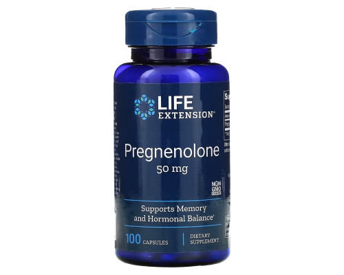 Life Extension Pregnenolone 50 mg 100 Capsules Life Extension Pregnenolone 50 mg 100 Capsules