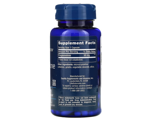 Life Extension Pregnenolone 50 mg 100 Capsules Life Extension Pregnenolone 50 mg 100 Capsules
