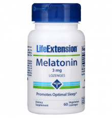 Life Extension Мелатонин 3 мг 60 пастилок