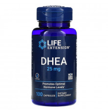 Life Extension DHEA (дегидроэпиандростерон) 25 мг 100 капсул