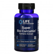 Life Extension, Супер био-куркумин, 400 мг, 60 вегетарианских капсул