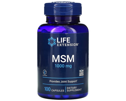 Life Extension МСМ 1000 мг 100 капсул Life Extension МСМ 1000 мг 100 капсул