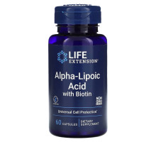 Life Extension, Alpha-Lipoic Acid with Biotin, 60 Capsules