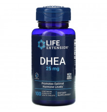 Life Extension DHEA 25 мг 100 растворимых во рту таблеток